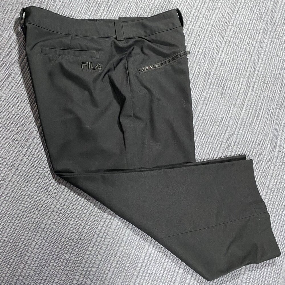 Fila Sport Golf Pants Women's Size 12 Black Quick-Dry
